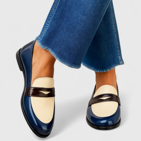 Comfortable Leather Loafers for Women with Closed Toe Casual Style