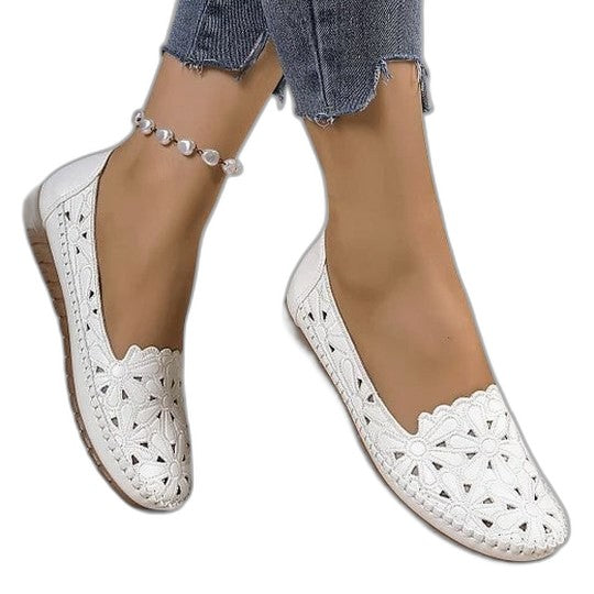 Comfortable Leather Loafers for Women with Closed Toe Casual Style