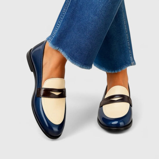 Comfortable Leather Loafers for Women with Closed Toe Casual Style