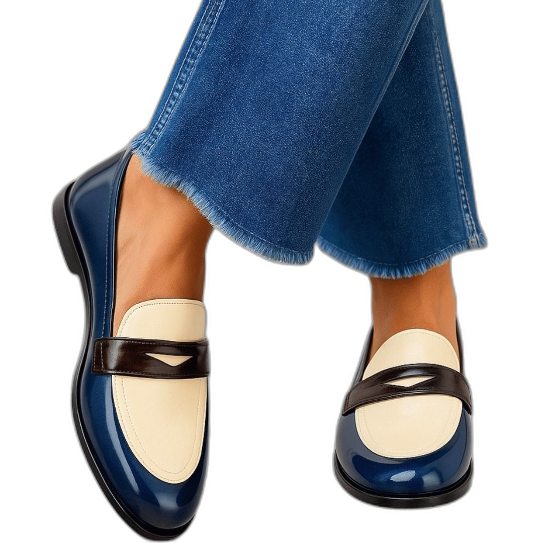 Comfortable Leather Loafers for Women with Closed Toe Casual Style