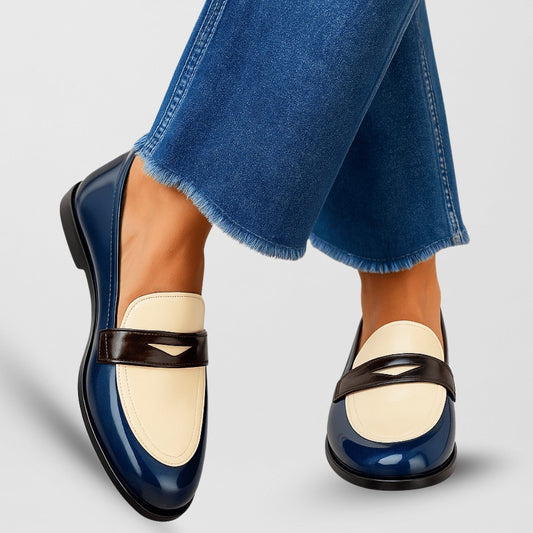 Comfortable Leather Loafers for Women with Closed Toe Casual Style