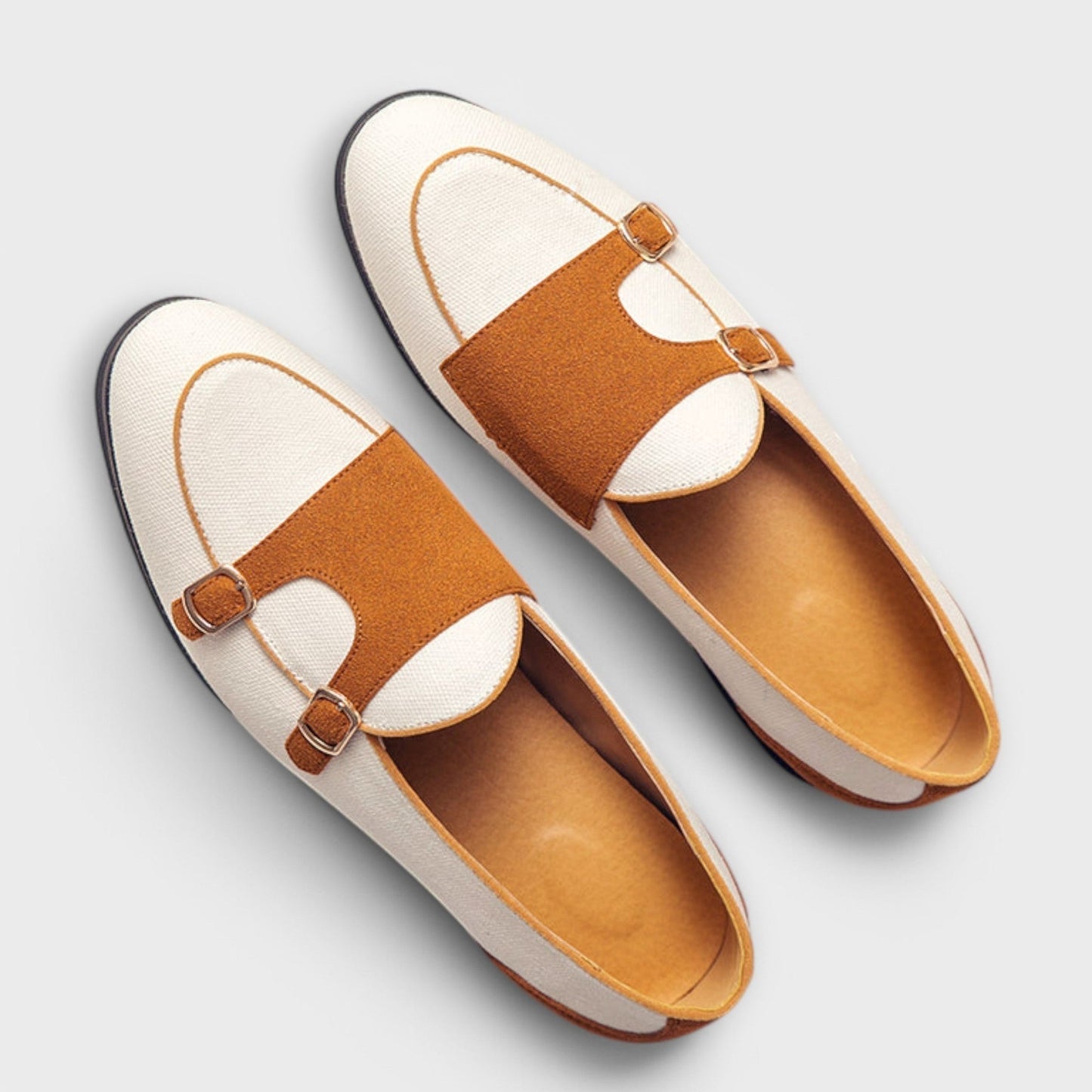 Comfortable Loafers for Women with Closed Toe Buckle Casual Style