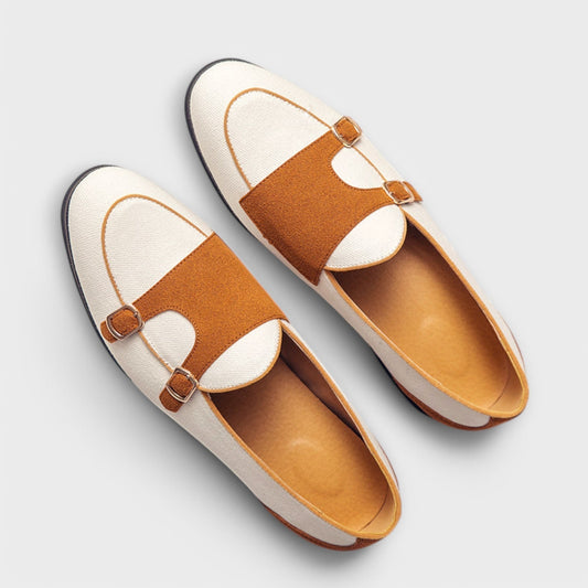 Comfortable Loafers for Women with Closed Toe Buckle Casual Style