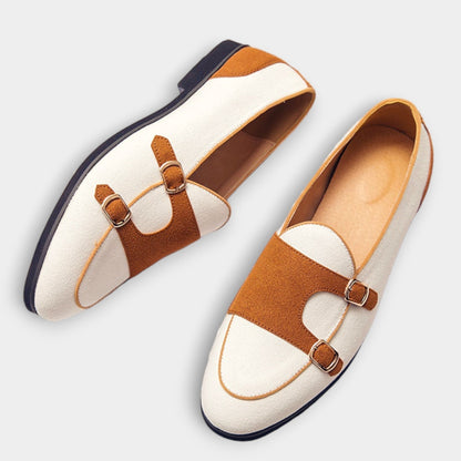 Comfortable Loafers for Women with Closed Toe Buckle Casual Style