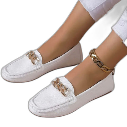 Comfortable Loafers for Women with Closed Toe Studded Casual Style