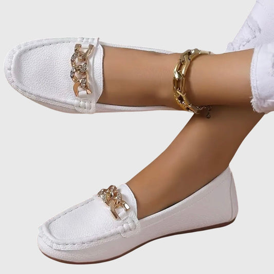 Comfortable Loafers for Women with Closed Toe Studded Casual Style