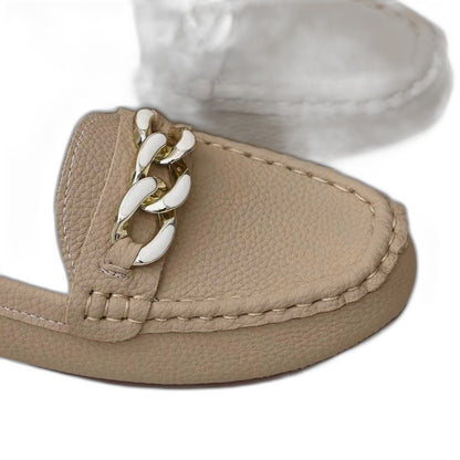 Comfortable Loafers for Women with Closed Toe Studded Casual Style