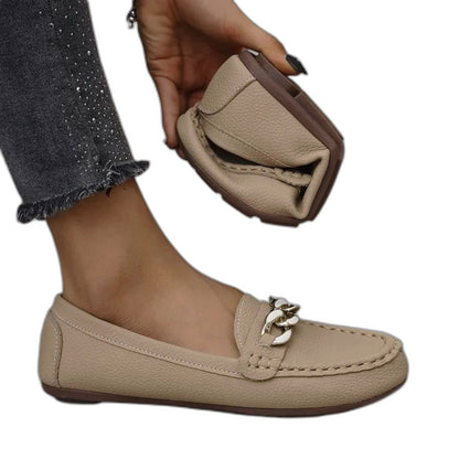 Comfortable Loafers for Women with Closed Toe Studded Casual Style