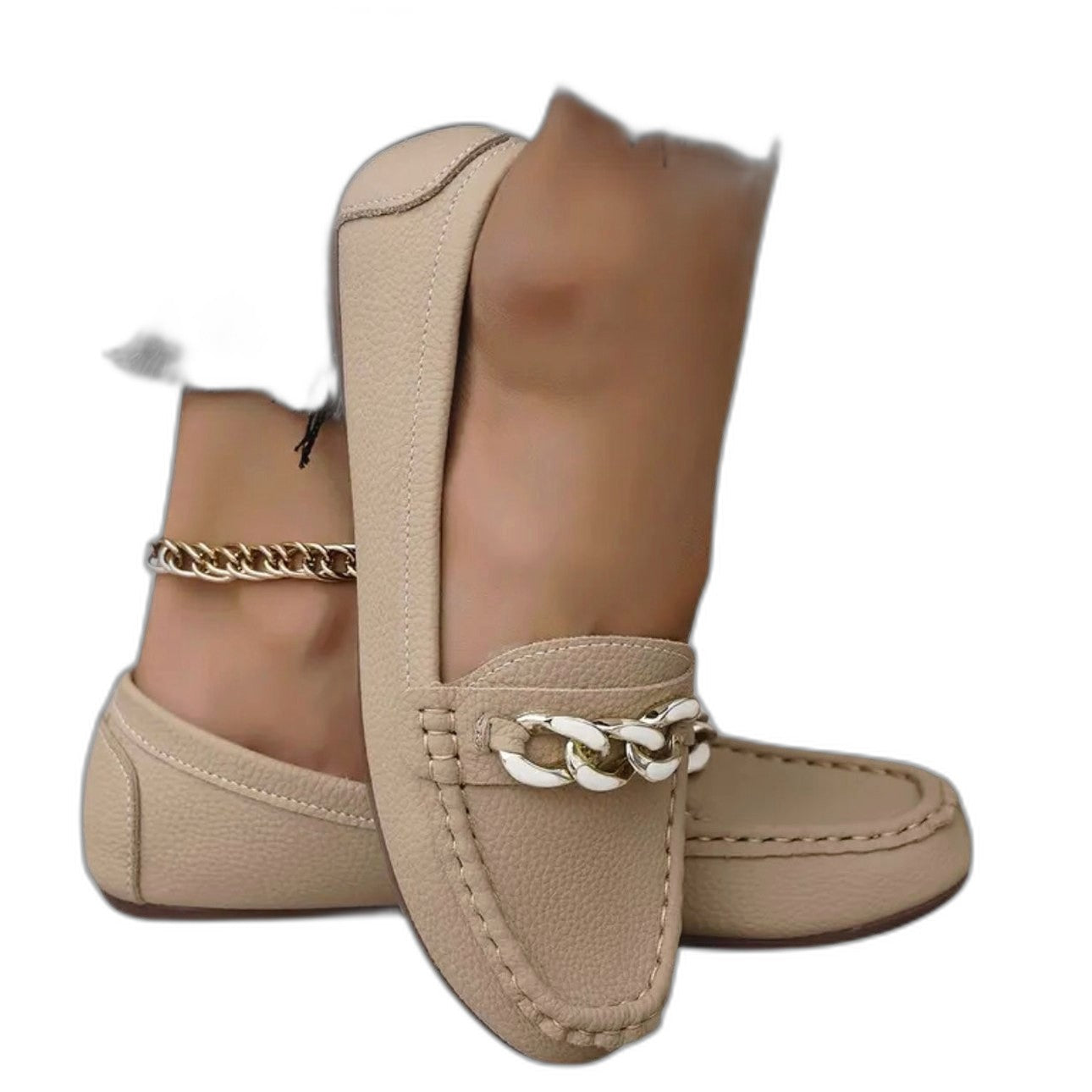 Comfortable Loafers for Women with Closed Toe Studded Casual Style