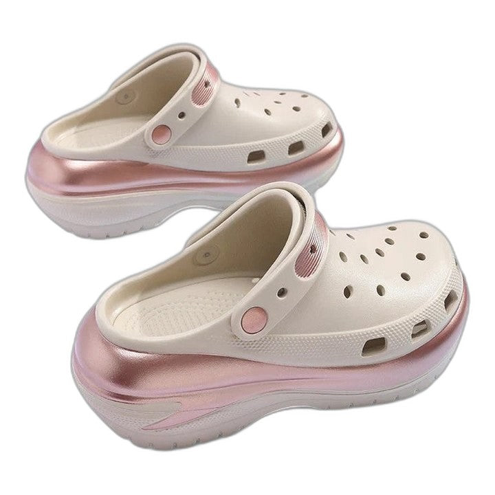 Comfortable Mules for Women with Platform Closed Toe Casual Style