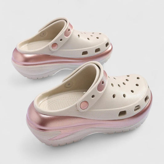 Comfortable Mules for Women with Platform Closed Toe Casual Style