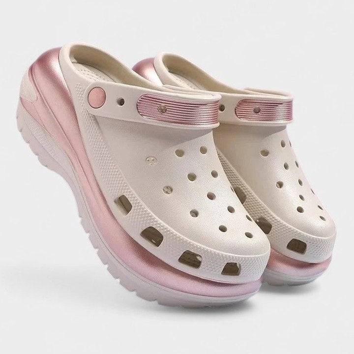 Comfortable Mules for Women with Platform Closed Toe Casual Style