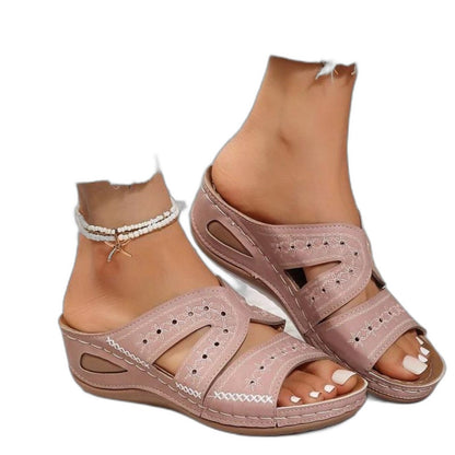 Comfortable Navy Sandals for Women with Open Toe Casual Style