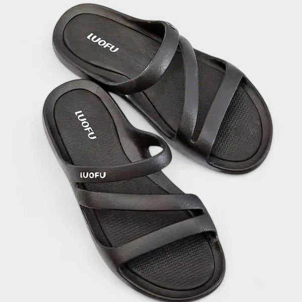 Comfortable Red Sandals for Women with Open Toe Casual Style