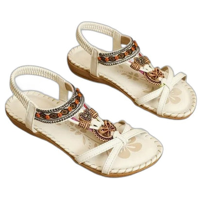 Comfortable Red Sandals for Women with Open Toe Lace Up Casual Style