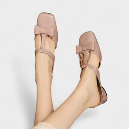 Comfortable Sage Green Leather Mary Jane Shoes for Women with Block Heel Ankle Strap Closed Toe Casual Style
