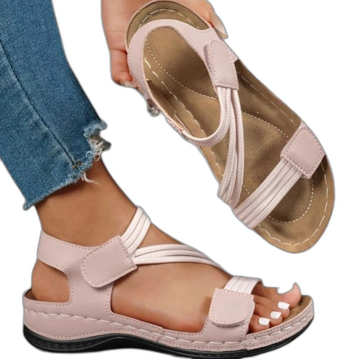Comfortable Sandals for Women with Ankle Strap Open Toe Casual Style