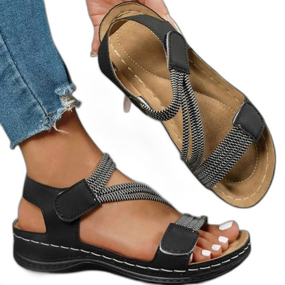 Comfortable Sandals for Women with Ankle Strap Open Toe Casual Style