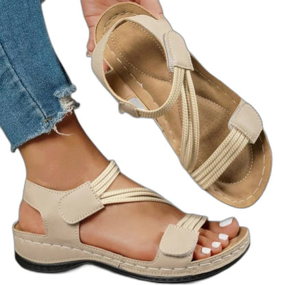Comfortable Sandals for Women with Ankle Strap Open Toe Casual Style