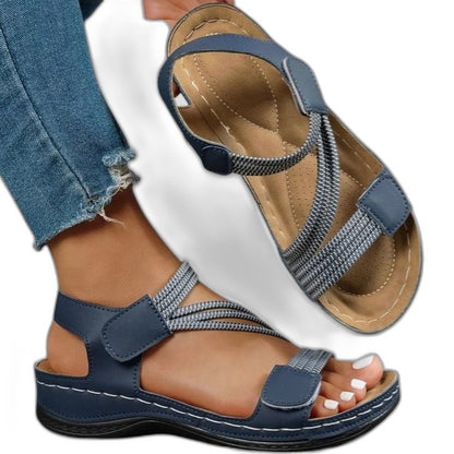 Comfortable Sandals for Women with Ankle Strap Open Toe Casual Style