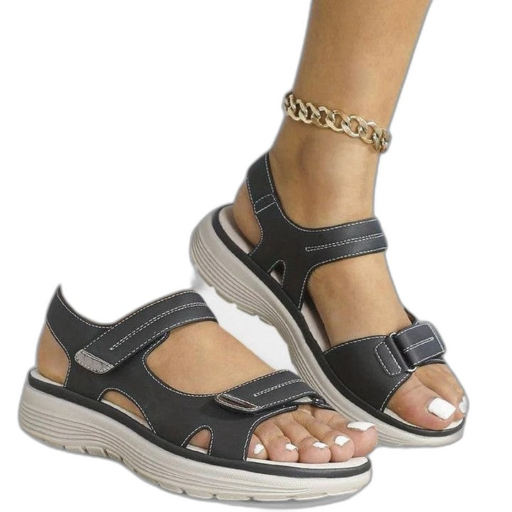 Comfortable Sandals for Women with Ankle Strap Open Toe Casual Style