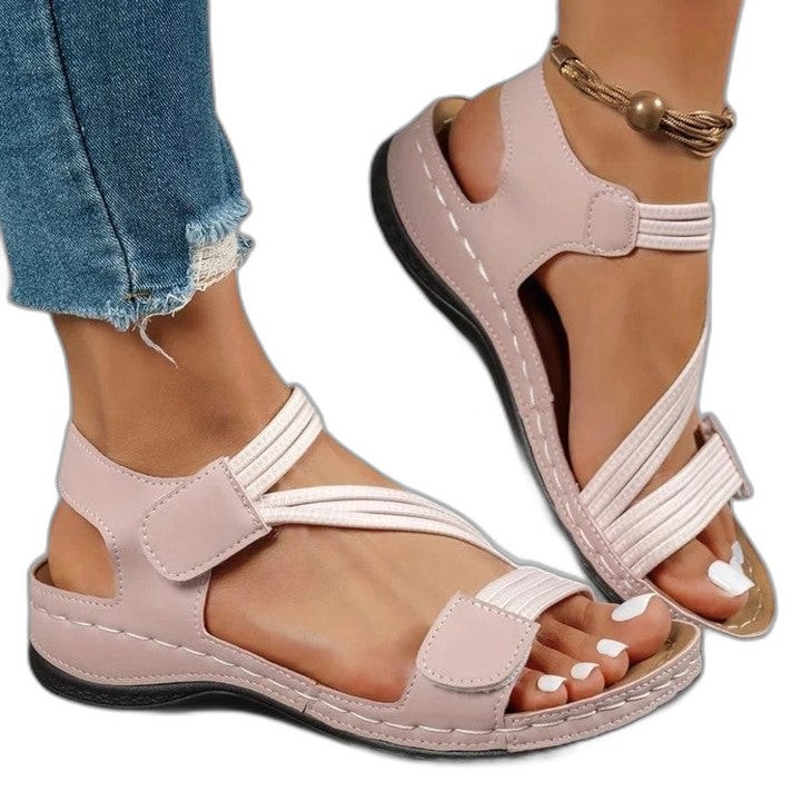 Comfortable Sandals for Women with Ankle Strap Open Toe Casual Style