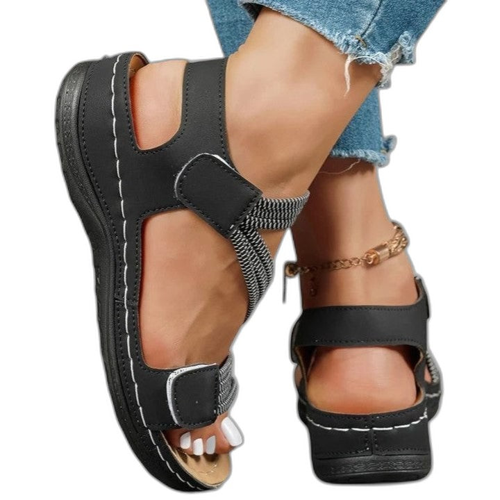 Comfortable Sandals for Women with Ankle Strap Open Toe Casual Style