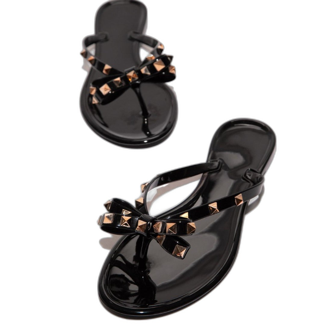 Comfortable Sandals for Women with Open Toe Studded Party Style