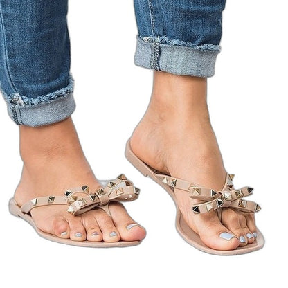 Comfortable Sandals for Women with Open Toe Studded Party Style