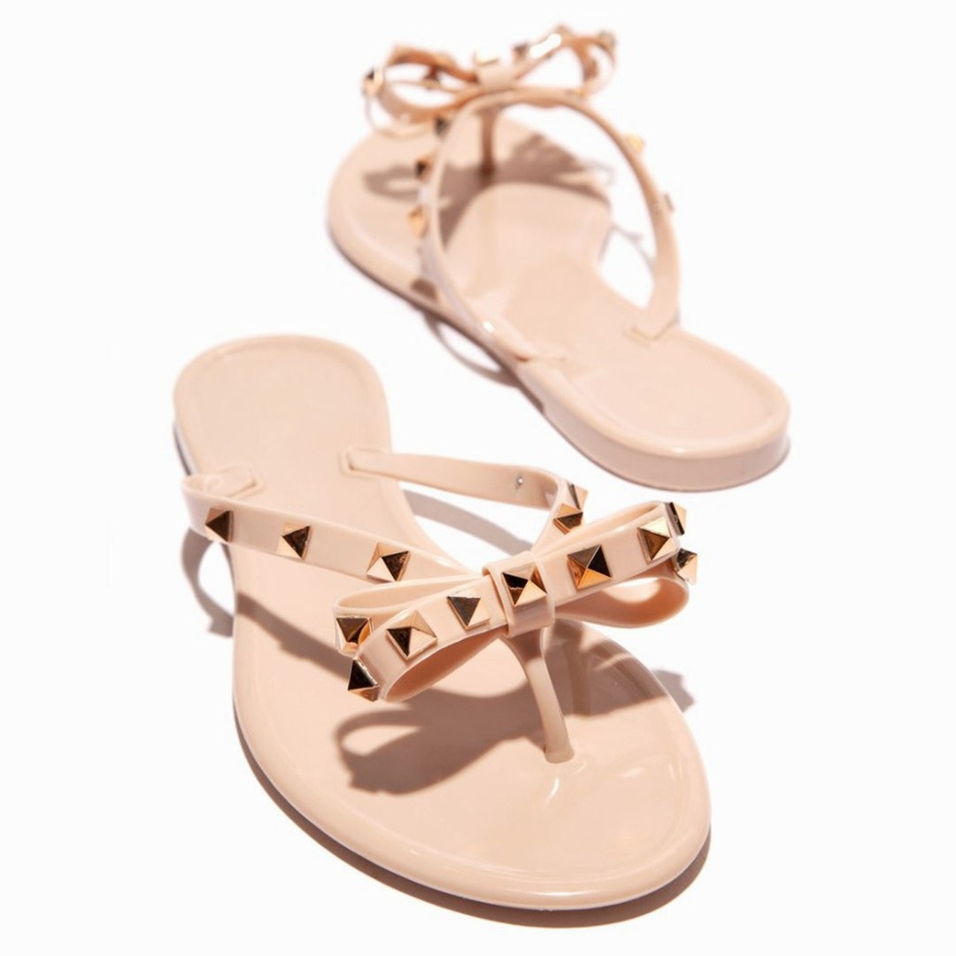 Comfortable Sandals for Women with Open Toe Studded Party Style