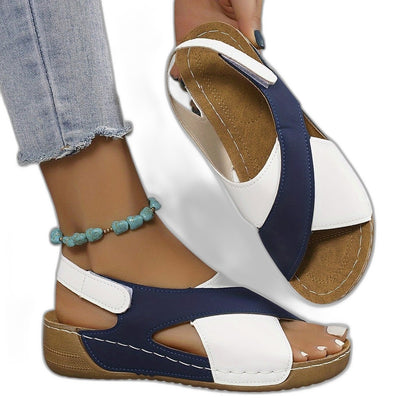 Comfortable Sandals for Women with Platform Ankle Strap Open Toe Casual Style