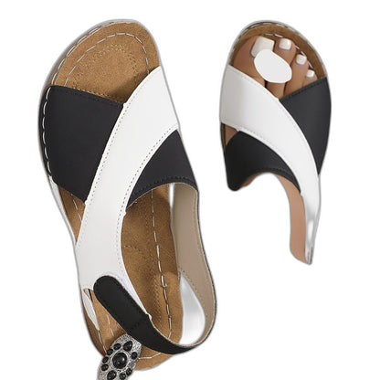 Comfortable Sandals for Women with Platform Ankle Strap Open Toe Casual Style