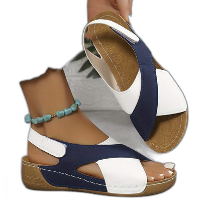 Comfortable Sandals for Women with Platform Slingback Open Toe Casual Style
