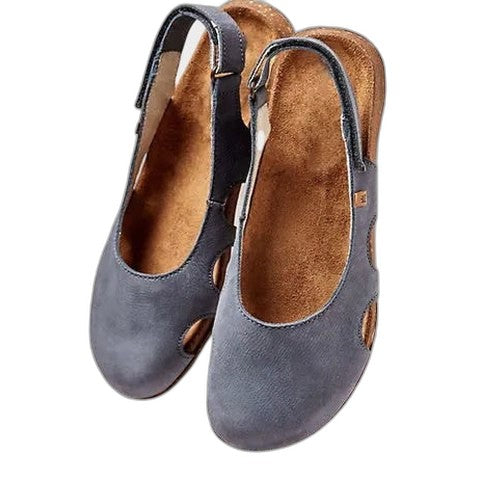 Comfortable Suede Mules for Women with Slingback Closed Toe Casual Style