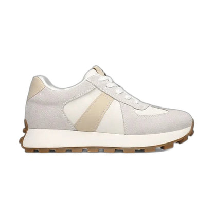 Comfortable Suede Sneakers for Women with Closed Toe Lace Up Casual Style