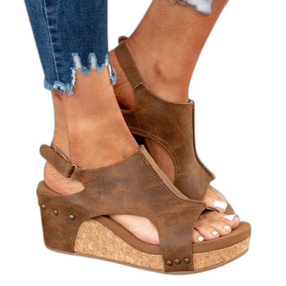Comfortable Tan Suede Mules for Women with Slingback Open Toe Buckle Casual Style