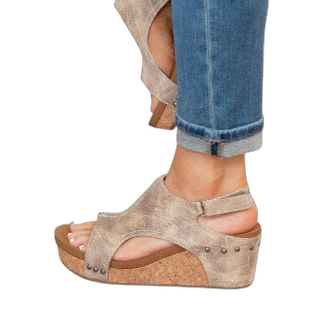 Comfortable Tan Suede Mules for Women with Slingback Open Toe Buckle Casual Style