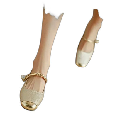 Comfortable Velvet Mary Jane Shoes for Women with Block Heel Closed Toe Buckle Party Style