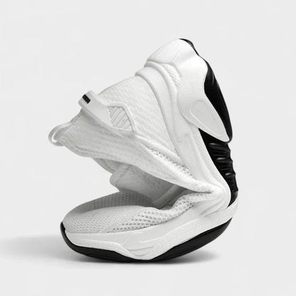 Comfortable White Mesh Sneakers for Women with Lace Up Casual Style
