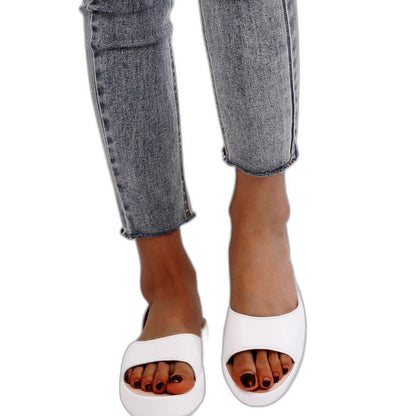 Comfortable Yellow Sandals for Women with Platform Slingback Open Toe Casual Style