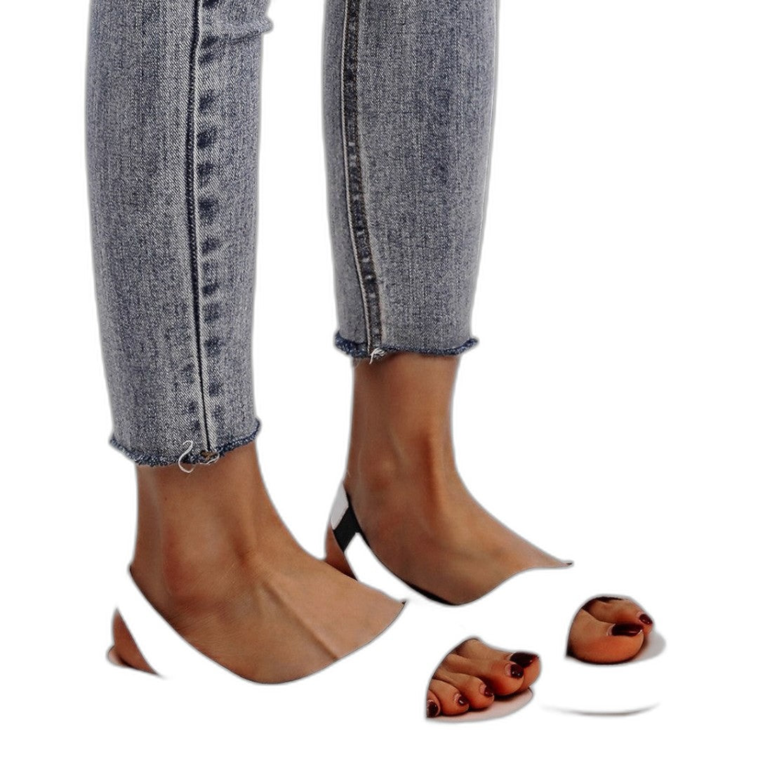 Comfortable Yellow Sandals for Women with Platform Slingback Open Toe Casual Style