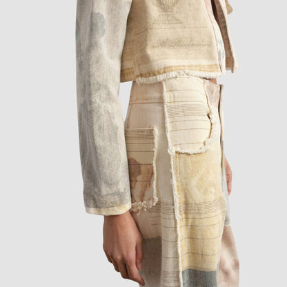 Effortless Abstract Wide Leg Pants for Women with Casual Style