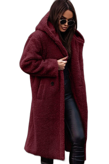 Effortless Beige Coat for Women with Collared Long Sleeve Belted Casual Style