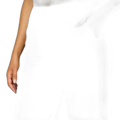 Effortless Beige Wide Leg Pants for Women with High Waisted Casual Style