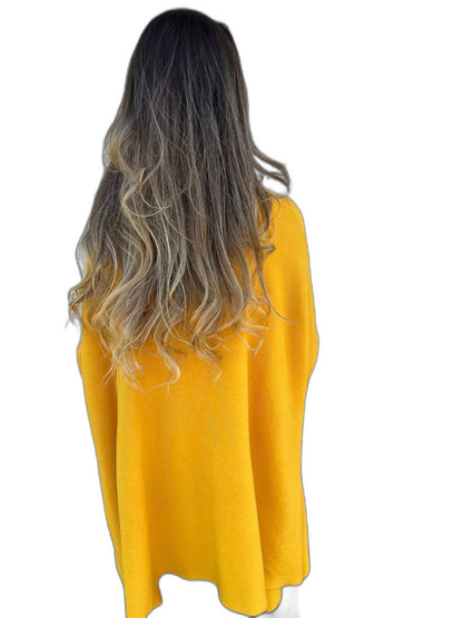 Effortless Black Blouse for Women with V Neck Long Sleeve Flowing Oversized Casual Style