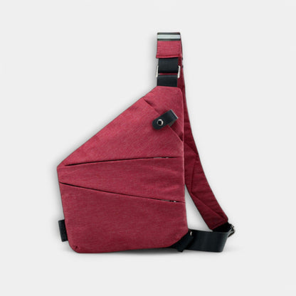 Effortless Black Crossbody Bag for Men with Casual Style