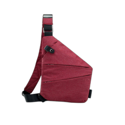 Effortless Black Crossbody Bag for Men with Casual Style