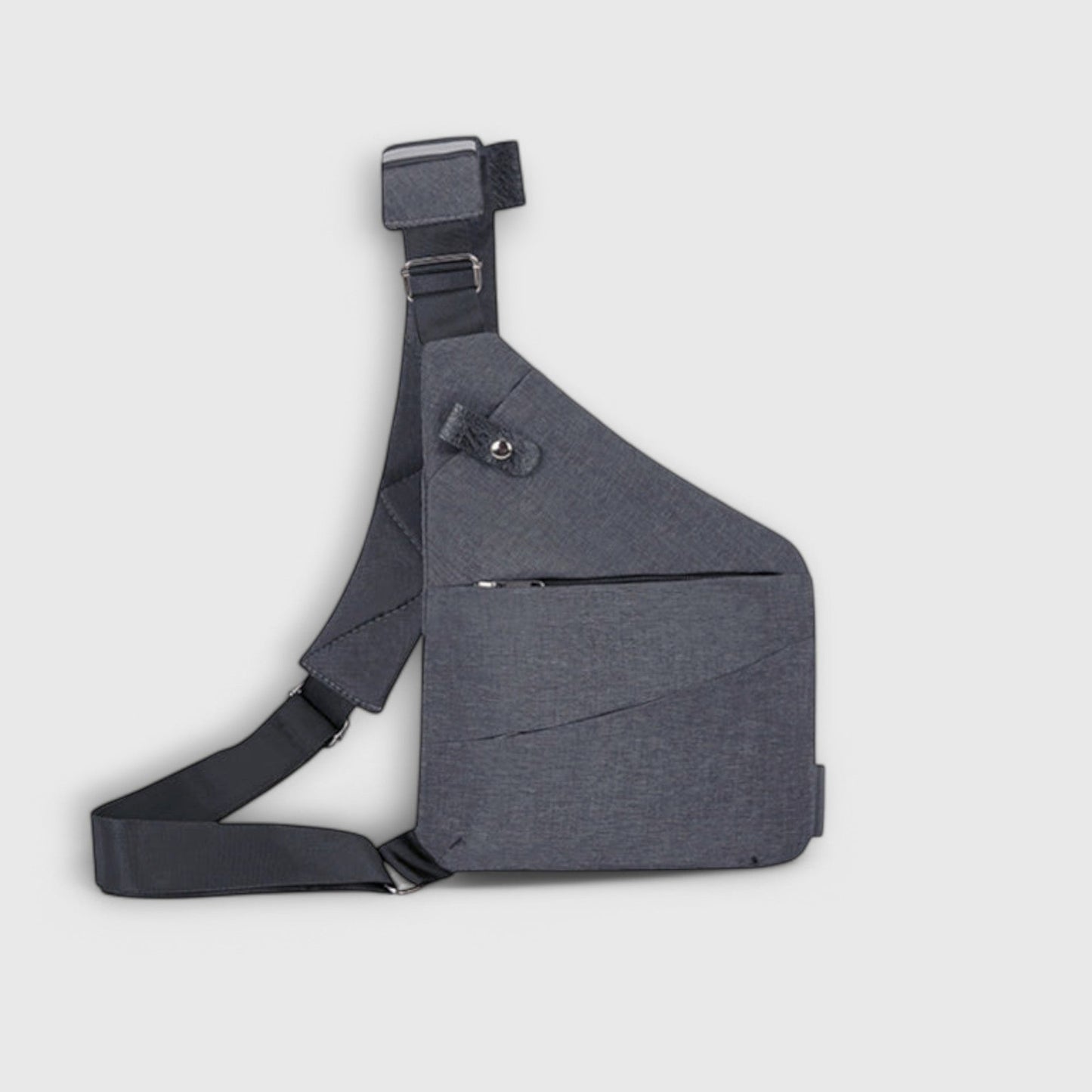 Effortless Black Crossbody Bag for Men with Casual Style