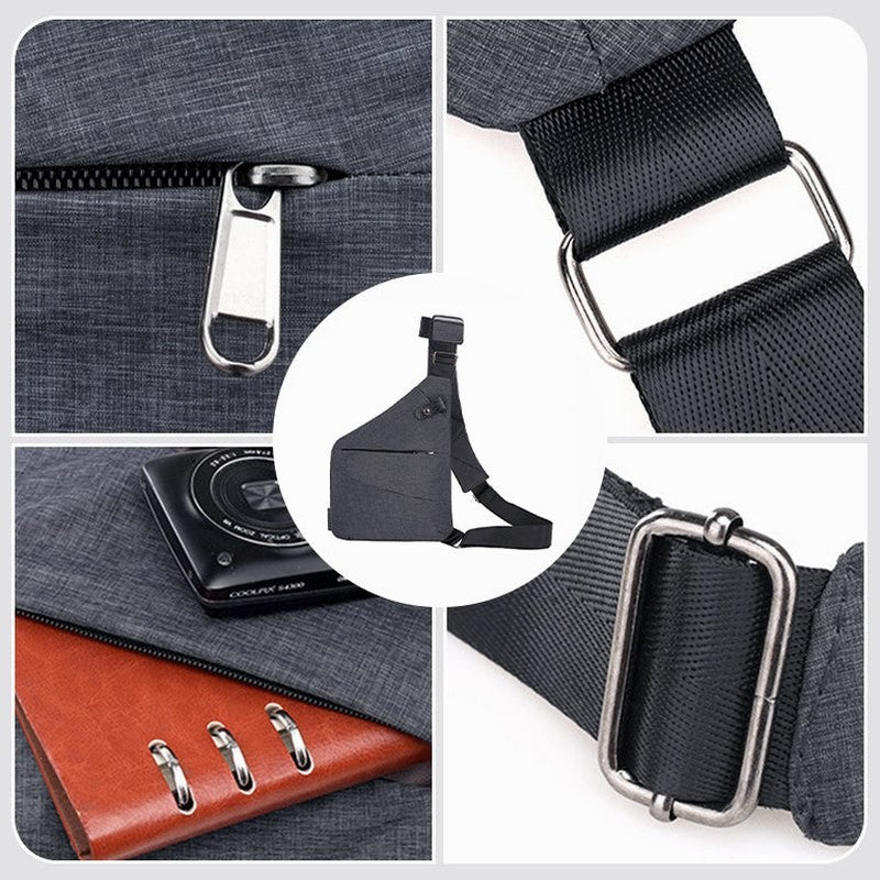 Effortless Black Crossbody Bag for Women with Shoulder Casual Style