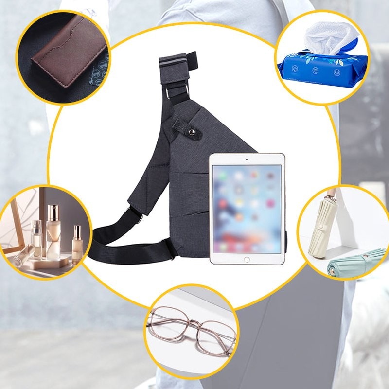 Effortless Black Crossbody Bag for Women with Shoulder Casual Style